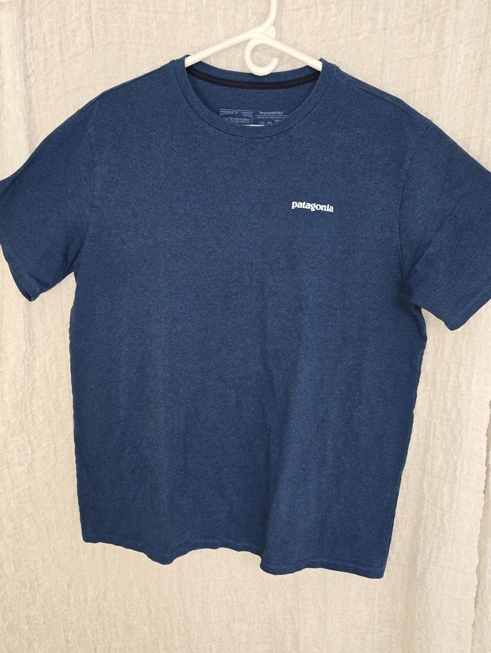 Unisex Patagonia Navy Blue Short Sleeve T-Shirt